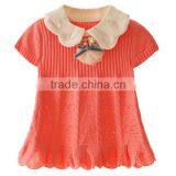 Baby Girl 2015 Fashion Hollow Out Knit Dress Infant Baby Fairy Dress for Summer thumbnail-2