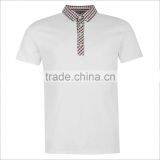 Wholesale Top Quality Plaid Collar Custom Polo Shirt For Men thumbnail-1