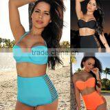 Women's Wrap Halter Bikinis Sets Swimwear Swimwear From China Large Size Bandeau Padded Swimsuit SV003179 thumbnail-6