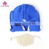 Handmade Crochet Sets Newborn Baby Photo Props, Crochet Baby Outfit PP6021702 thumbnail-1
