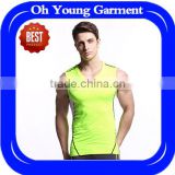 wholesale fitness clothing dri fit mens tank top gym wear singlets100%polyester tank top basketball jersey sport t shirt running