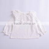 S33613W Baby Girls Latest Fashion Blouse Chiffon Falbala Neck Design Blouse thumbnail-5