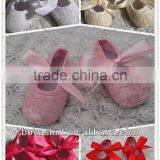 Cheap Wholesale Shoes in China Factory Outlet Soft Bottom Toddler Shoes Girls Non-slip Pure Color Shoes Baby Pink Prehobbler thumbnail-1