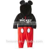 Spring Newborn Clothes Baby Polar Fleece Fabric Romper Long-sleeve Baby Cartoon Cotton Long-sleeved Boys Romper Baby Climbing thumbnail-5