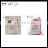 Wholesale Large Canvas Christmas Gift Bag With Drawstring thumbnail-4