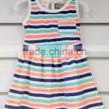 Whole Sale or OEM All Over Print Cotton Material Girl Dress for Children and Baby thumbnail-3