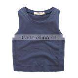 Wholesale Summer Sleeveless Cotton Boys Casual Children Tops thumbnail-3