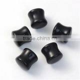 12mm Acrylic Ear Stretcher Expander Bobbin Black Ear Plugs Expander thumbnail-1