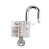 Transparent High Quality Beautiful Design Modern Style Visible Cutaway Practice Padlock Lock Training Skill thumbnail-1