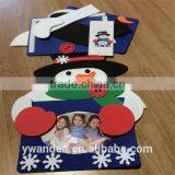 DIY Felt Craft Kit Handmade Christmas Snowman Photo Frame thumbnail-1
