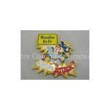 Custom Soft Enamel Zinc Alloy Radio Erft Carnival Medal With Clown Logo, Gold Plating thumbnail-1