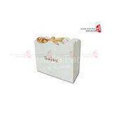 CMYK Colors Custom Printed Paper Bags Silk Rope / Paper Grocery Bags