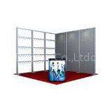 Silver 10x10 Booth Display , Aluminum Portable Exhibition Booths For Sale