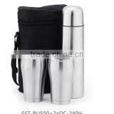 18/8 Set of Stainless Steel Vaccum Flask thumbnail-1