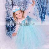 Hot Movie Frozen Dress Fashion Dress Children Dress Cosplay Costume for Girls thumbnail-3
