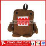 Hot selling baby cute plush cartoon brown animal backpack