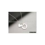925 Sterling Silver Necjlace With Sweet Heart Pendant thumbnail-1