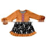 Lovely Beautiful Long-sleeved Halloween Baby Girl Clothes Lace Casual Branded Boutique Girls Clothing Dress thumbnail-6