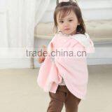 Lovelybabies Fashion Girls Button Cloak Long Sleeve Hooded Cape Coat Cloak thumbnail-3