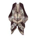 Europe And Winter Thickening Warm Shawl Cloak Coat Ladies Scarf thumbnail-6