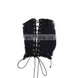 Black Sexy Short Jeans 100%cotton Tie Hollow Out Washed Hollow Out Mini Pant Wholesale thumbnail-5