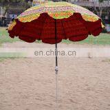 Indian Latest Embroidered Cotton Garden Umbrella Parasols Outdoor Outdoor Sun Shade Patio Umbrella 84" thumbnail-3