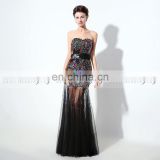 Bling Bling Sexy Colorful Sequins Cocktail Dress Strapless Tulle Cocktail Dresses
