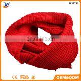 China Suppliers Infinity Loop Circle Round Neck Jacquard Knitted Tube Scarf