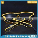 Halloween Parade Custom Logo Glow Party LED EL Wire Glasses Sunglasses thumbnail-1