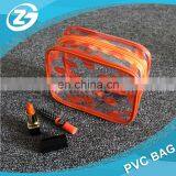 New Design Fashion Sexy Lipper Zipper Top Girls Make up Cosmetic Printed PVC Bag thumbnail-2