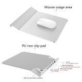 Multifunctional Aluminum Alloy Mouse Pad 6 in 1 Expand Docks USB Hub With RJ45 USB 3.0 Micro SD and SD Card Ports for Laptop thumbnail-4