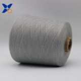Grey yarn Ne21/1ply 30% stainless steel fiber blended with 70% polyester fiber ring spun yarn -XT11818
