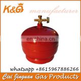 2kg Camping LPG Gas Cylinder with Burner 4.8 L China Manufacturer Best Price and Quality