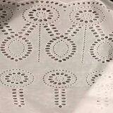 High Quality African Swiss Geometric Cotton Lace Fabric Embroidered thumbnail-1