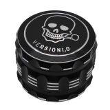 D63MM&H50MM Aluminium Alloy 4-layers White Line Kito Logo Printed Smoking Grinder Tobacco Grinder Smoking Accessories thumbnail-4