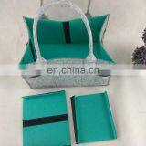 Felt Baby Diaper Caddy Bag Nursery Storage Bag Bin and Car Organizer for Diaper thumbnail-3