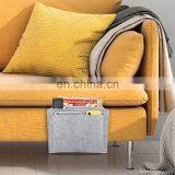 Orange Color Super Quality Hanging Organizer Bag Multi Functional Felt Bedside Storage Caddy thumbnail-4