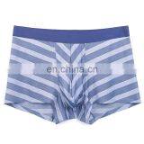 Polyester Nylon Colorful Hot Breathable Sexy Wide Stripe Boxer Black Men'S Briefs Underwear thumbnail-3