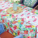 Fruit printed Mixed Colorful eco-friendly 100% polyester Rectangle table cloth for Holiday Festival Wedding