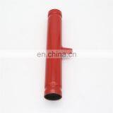 2-1/4" Galvanized Red Epoxy Welded Steel Pipe Thread End ASTM A795 SCH 40 thumbnail-1