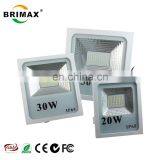 SAA CE ROHS Certificate 2019 New Outdoor Lighting Black White Color IP65 Rating 20W 2000 Lumens Ultra Thin Led Flood Lighting