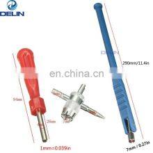 Tire Valve Core Puller Remover Installer Tire Repair Kit 4 in 1 Multifunctional Valve Core Removal Tool (Set of 3) thumbnail-2