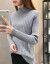 Ge Lisha 21 Years Knit Sweater Women Sweater New Knit Sweater Pure Color Bottoming Shirt Women's Winter Clothes Women's Hedging Loose Korean Fashion Spring and Autumn Women's Tops Ladies All-match Autumn and Winter Clothes Black One Size Recommended 90-14 thumbnail-3