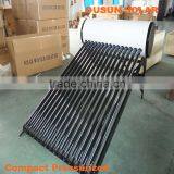 Compact Heat Pipe Pressurized Solar Geyser