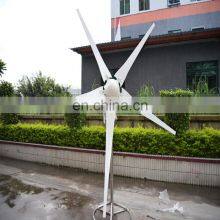 2000W Wind-solar Hybrid Home Wind Power Generation Five-blade Portable Manufacturers 48v Wind Generator Turbine Price thumbnail-3