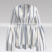 FUNCTIONAL FABRIC COTTON BLENDING YARN DYED STRIPE thumbnail-5