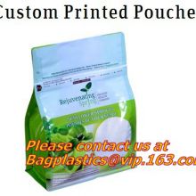 ULTRA CLEAR STAND UP POUCH WITH ZIPPER & EURO SLOT MEASURING SCOOP SEALERS VACUUM POUCHES MAILER BAGS CUSTOM & PRINTED