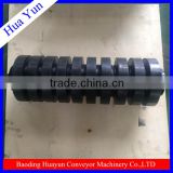 return rubber grooved roller for heavy construction equipment used
