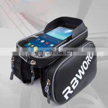 Waterproof bike phone front frame bag case Holder Cycling Top Tube Frame Bag unisex