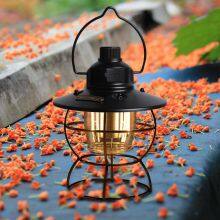 Camping Lanternes Rechargeable Power Bank Dimmable Stepless Vintage Camping Lightings Camping Lamp thumbnail-5